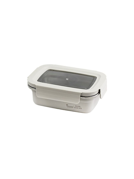 Viosarp Δοχείο Φαγητού Inox Γκρι 650ml