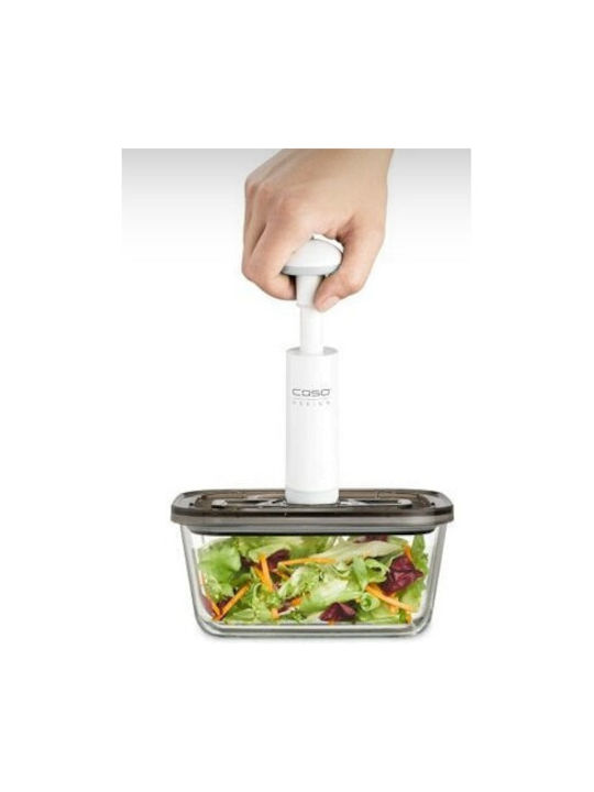 Caso Glass Lunch Box VacuBoxx Black 14.5x9.5cm 3pcs