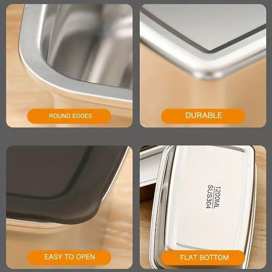 Yoko Design Lunchbox Inox Gray ml 1Stück