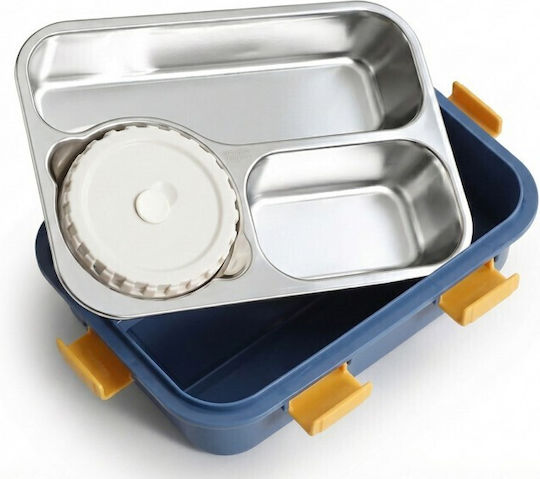 Aj Δοχείο Φαγητού Inox Μπλε 750ml