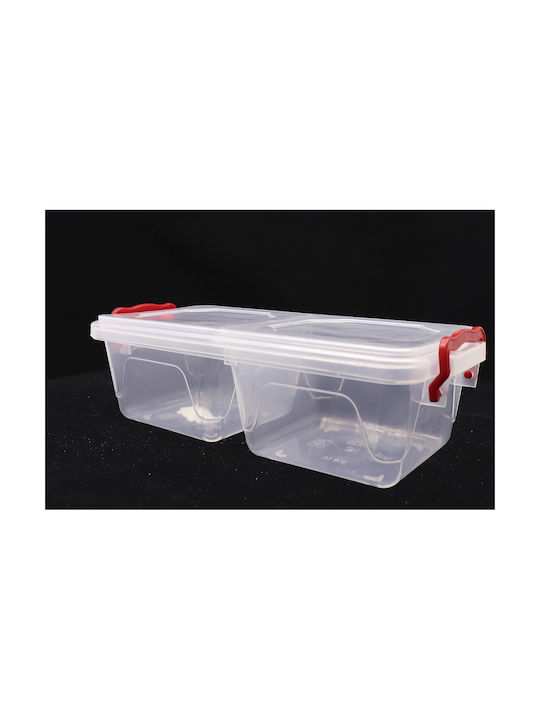 Welkhome Cutie pentru Mâncare Plastic Transparent 500ml 1buc