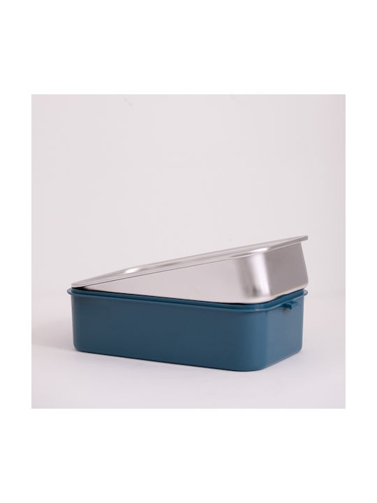 Klikareto Δοχείο Φαγητού Inox Μπλε 700ml