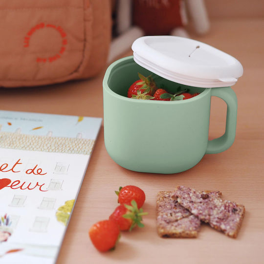 Beaba Beaba Silikon Mittagbox Grün 460ml
