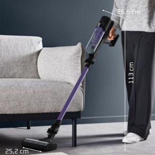 Rowenta Xpert 5.80 Rechargeable 2 in 1 Stick & Handheld Vacuum Purple