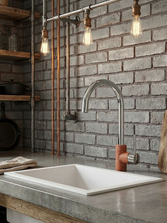 Sanitec Doppio Kitchen Faucet Counter