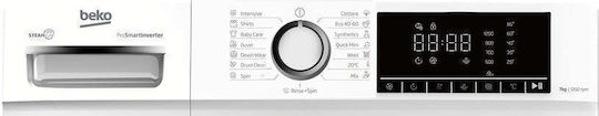 Beko Waschmaschine 7kg mit Dampftechnologie 1200 Umdrehungen B1WFM2721WEE