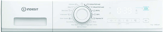 Indesit Washing Machine 7kg 1200 Rounds IMA 762B MY TIME EE