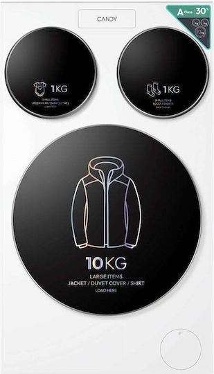 Candy Πλυντήριο Ρούχων 10kg 1400 Στροφών MQD 410CBL9-PL