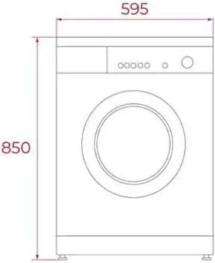 Teka Πλυντήριο Ρούχων 8kg με Τεχνολογία Ατμού 1400 Στροφών WMK 40840 WH