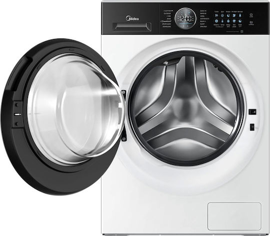 Midea Пералня 10 кг 1400 Оборота MF210W100BA30/W-GR