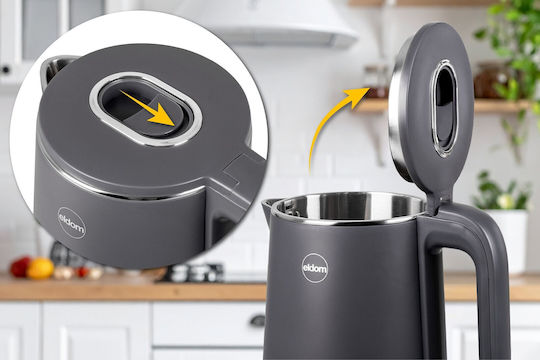 Eldom Βραστήρας 1.8lt 2000W Γκρι