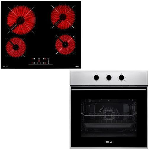 Teka HSB Cuptor Deasupra Blatului 70lt cu Plite Ceramice L60cm.