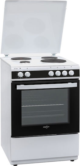 Winstar WSTFS6519 Aragaz 69lt cu Plite Emailate L60cm. White