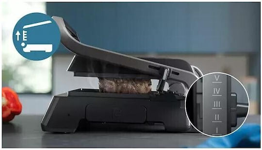 Philips Sandwich Maker Grill with Removable Plates 2200W Black