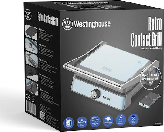 Westinghouse Sandwich Maker Grill 2200W Blue