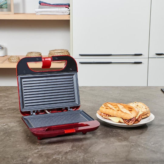 Solac Sandwich Maker for for 2 Sandwiches Sandwiches 750W Red