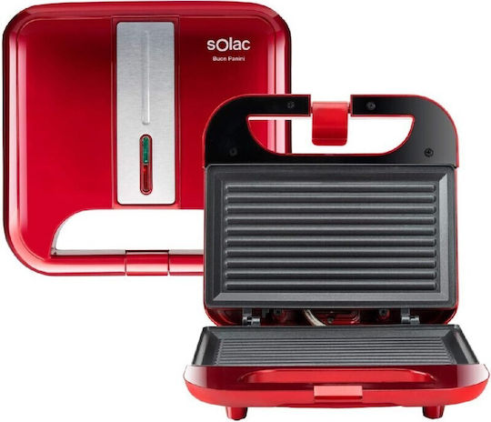 Solac Sandwich Maker for for 2 Sandwiches Sandwiches 750W Red