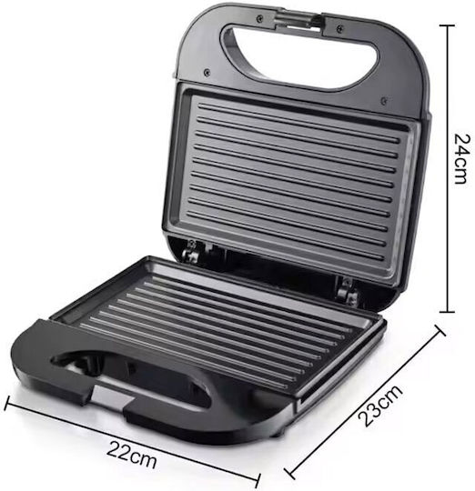 Raf R.218 Τοστιέρα για 2 Τοστ 850W Inox