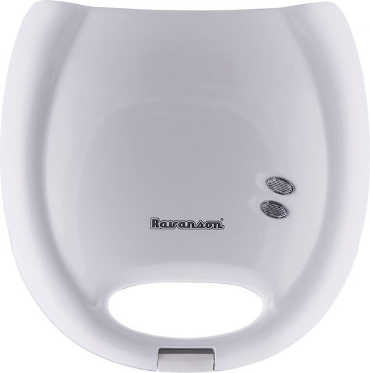 Ravanson OP-7010B Sandwichmaker für for 2 Sandwiches Sandwiches 750W Weiß