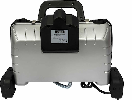 Zilan -GRY Sandwich Maker Grill with Removable Plates 1600W Gray