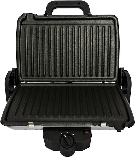Zilan -GRY Sandwich Maker Grill with Removable Plates 1600W Gray