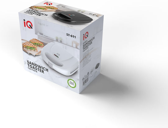 Sandwich Maker for for 2 Sandwiches Sandwiches 700W White