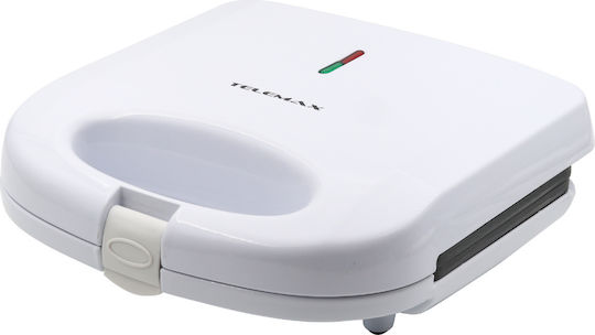 Telemax Τοστιέρα για 2 Τοστ 750W Λευκή