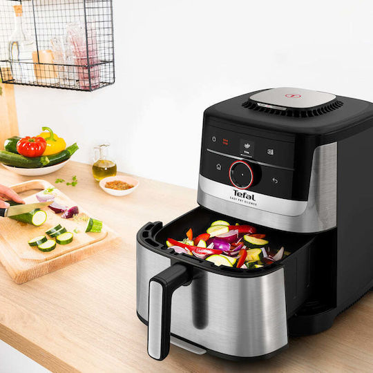 Tefal Easy Fry Silence Еър Фрайър 5л Сребърен