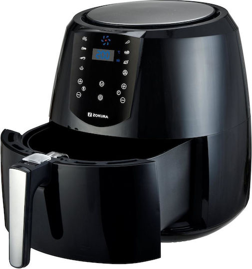 Zokura Air Fryer 5.2lt Μαύρο Z1232