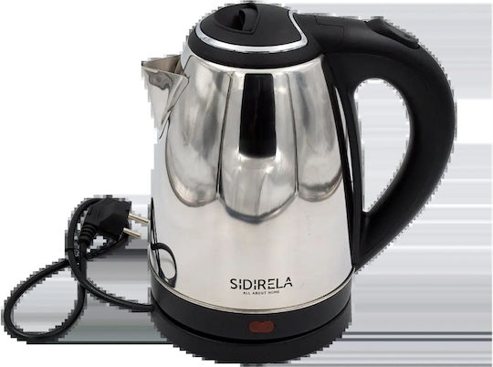 Sidirela Βραστήρας 1.8lt 1500W Ασημί