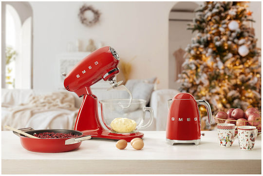 Smeg Βραστήρας 1.7lt 2400W Κόκκινος