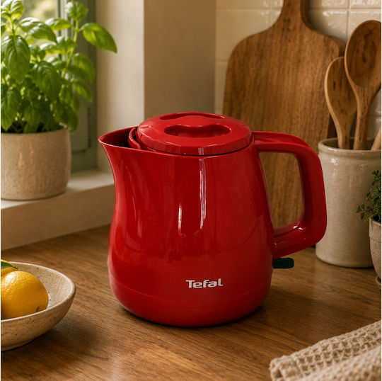 Tefal Vita Електрическа Кана 800мл 2400W Червен