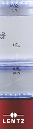 Lentz 74128 Fierbător 1.7lt 2200W Roșu