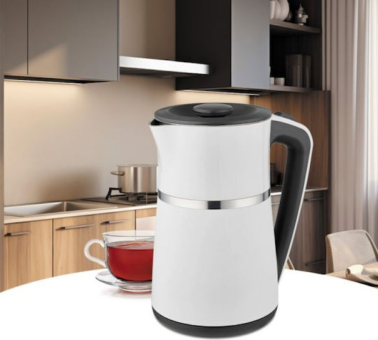 Maestro Βραστήρας 1.7lt 2200W Λευκός