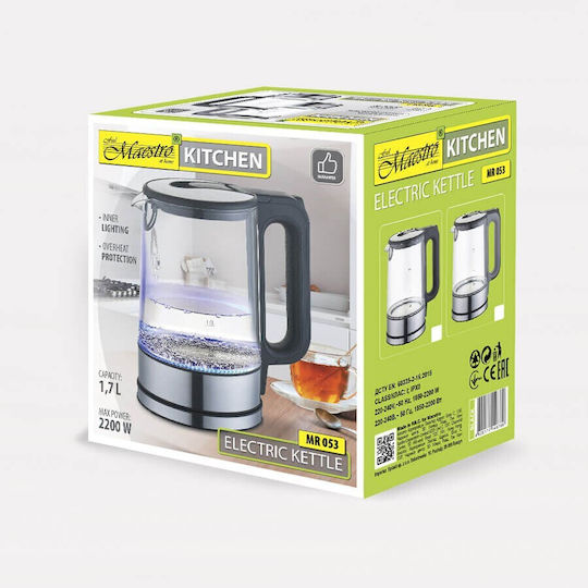 Maestro Kettle 1.7lt 2200W Black