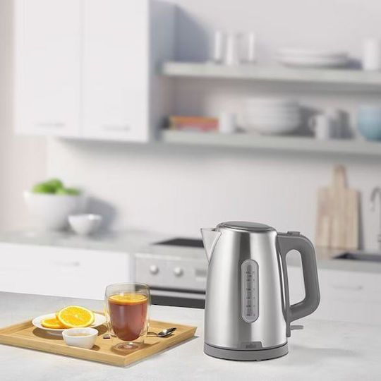 Braun Purshine Βραστήρας 1.7lt 2200W Καφέ