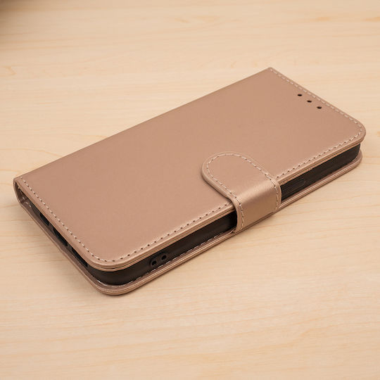 TelForceOne Leather Wallet Gold (Redmi A7 Pro)