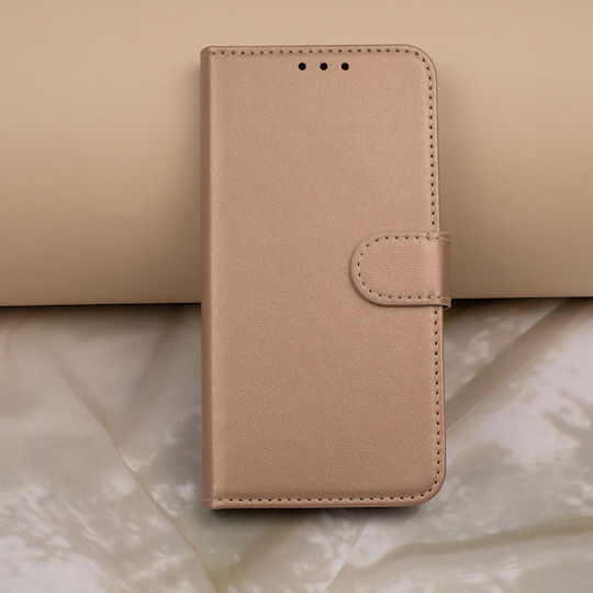 TelForceOne Leather Wallet Gold (Redmi A7 Pro)