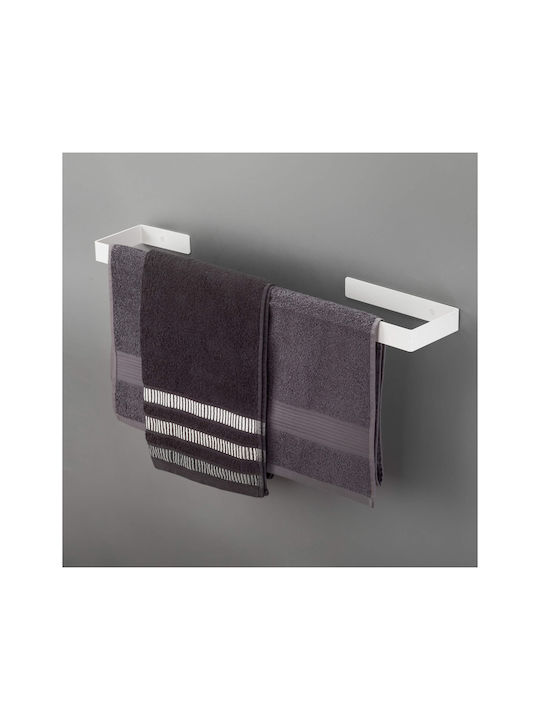 Deante Single Wall-Mounted Bathroom Rail ​60x60cm White