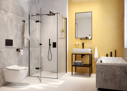 Deante Single Wall-Mounted Bathroom Hook ​5.6x5.6cm Inox Black
