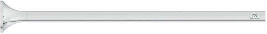 Ideal Standard La Dolce Vita Single Wall-Mounted Bathroom Rail with Screws Silver