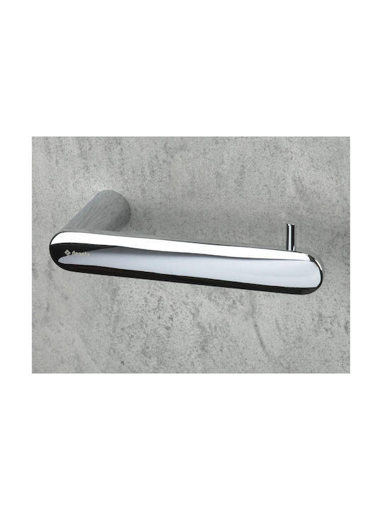 Deante Wandmontiert Papierhalter Silber
