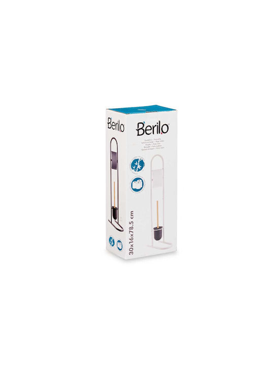 Berilo Metallic White Bathroom Box