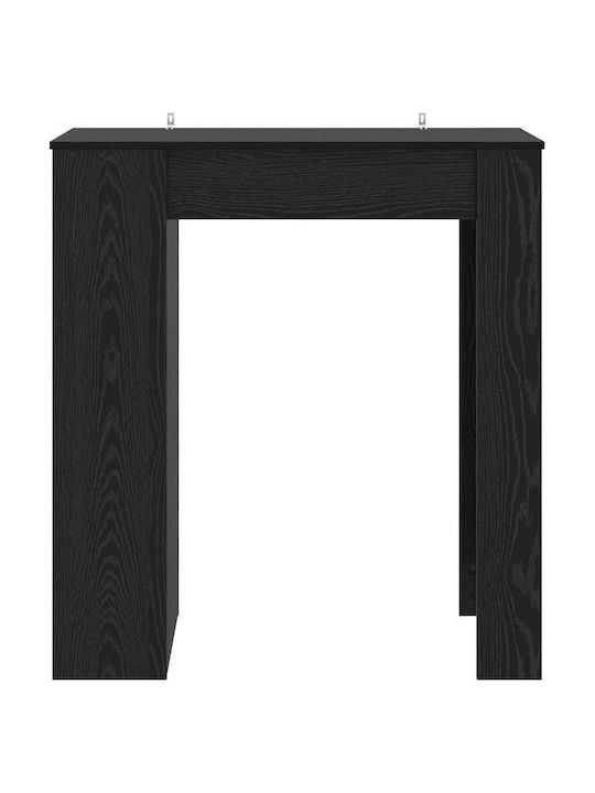 Bar Table Wooden Black Oak 95x47x103.5 cm