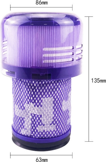 Filters Electric Vacuum Compatible with Dyson / Total