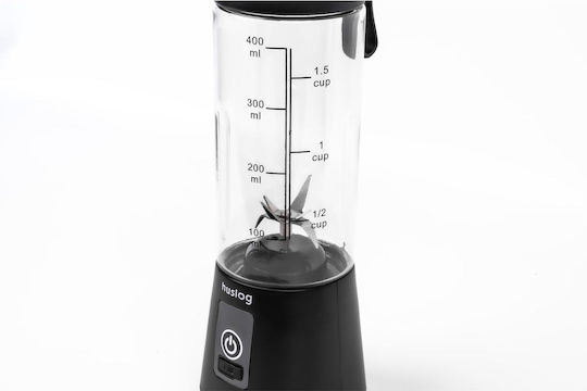 Huslog Blender with Plastic Jug 470 ml Gray