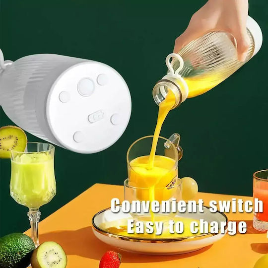 Μπλέντερ με Πλαστική Κανάτα 500 ml Λευκό Q-L012