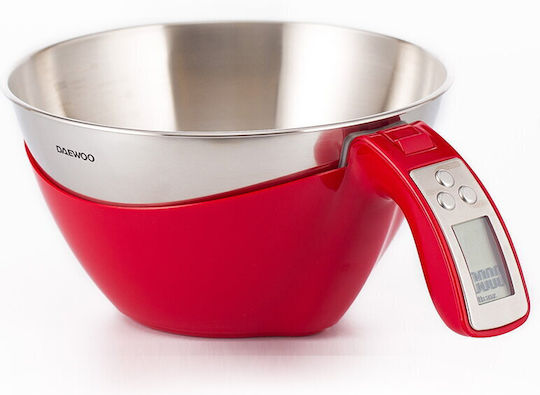 Daewoo Digital Kitchen Scale up to 5kg Red