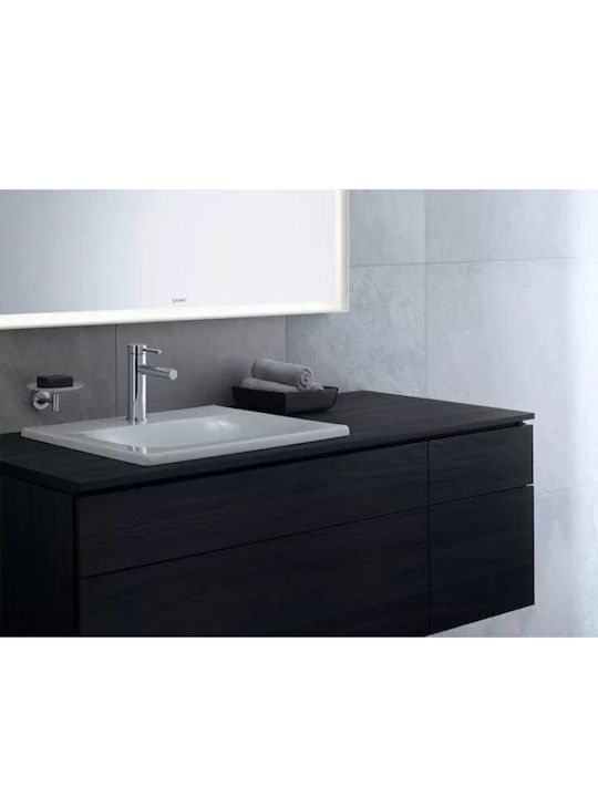 Duravit Retro Waschbeckenarmatur Silber