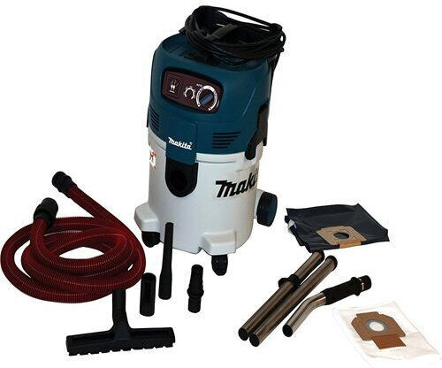 Makita Прахосмукачка За Течности / Твърди 1200W с Пластмаса Контейнер 30лт